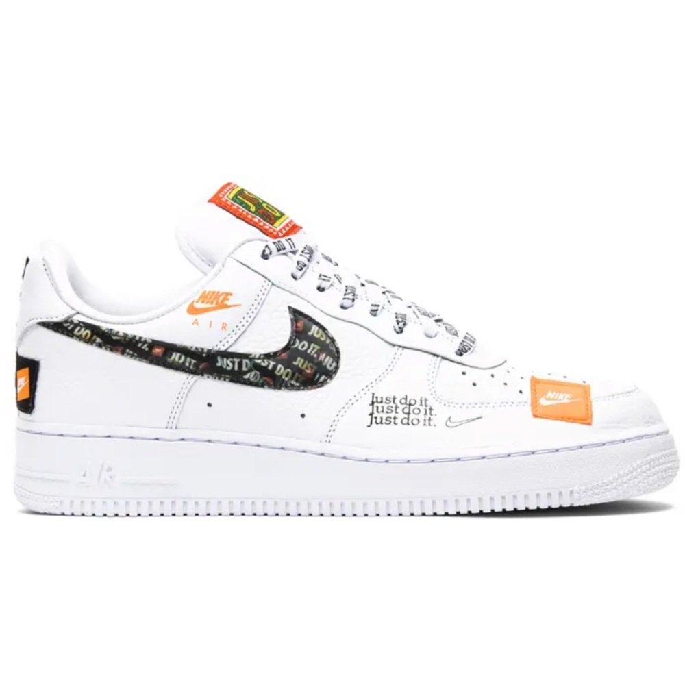 2018 Air Force 1 Low '07 PRM 'Just Do It', Size 7Y = Men’s 7 / Women’s 8.5.